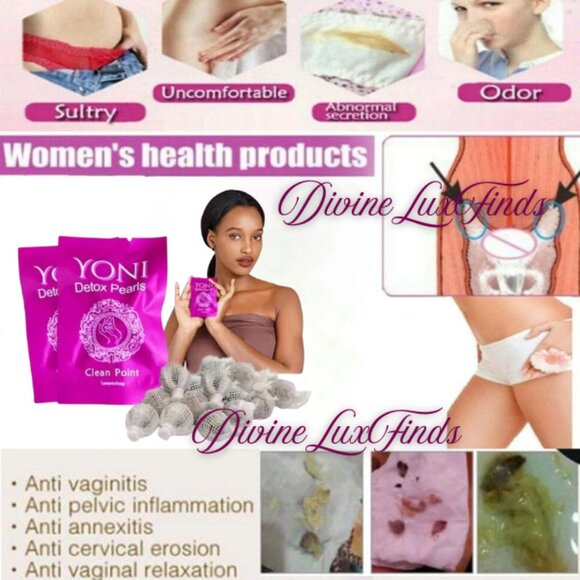 Yoni Natural Detox Pearls for Women +1 FREE Applicator - Picture 1 of 10